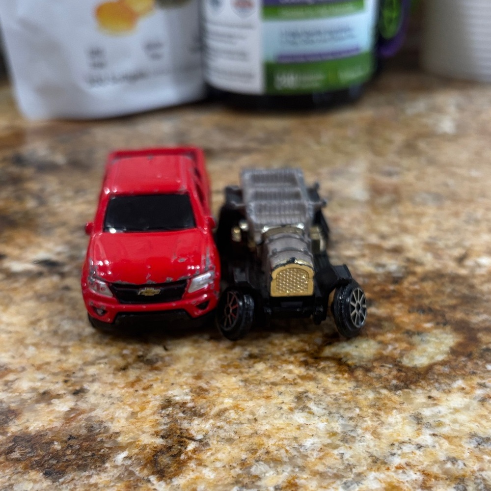 Red Chevrolet Pickup Toy Car - Single Pack